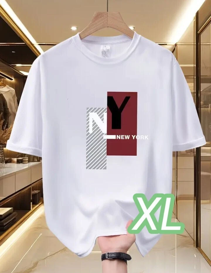 Dry T White XL size N Y Quick dry and breathable material Size Minimal Print T