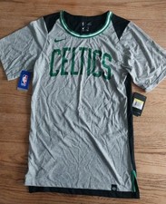 NWT Boston Celtics Nike Dri Fit Tshirt Gray Black 860282-063 Mens Sz Small