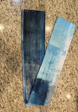 2 New Turquois Blue Window Valances Each 52" x 18"