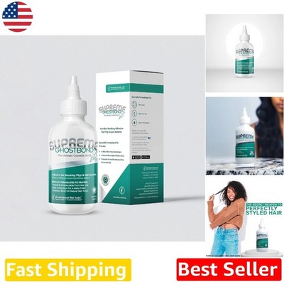 GHOSTBOND Supreme Wig Glue 5oz: No Shine, Invisible Lace Adhesive, Strong Hol...