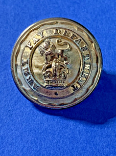 A WW1 Brass Button Fashioned Into A Sweetheart Brooch To The Army Pay Department