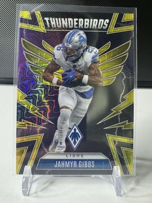 2025 Panini Phoenix - Thunderbirds Jahmyr Gibbs #16 Yellow Mojo 41/49