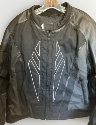 Men's 54 XL - 2XL Hein Gericke Motorcycle Black Jacket Waterproof ShelTex Armor