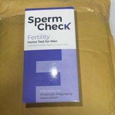 Spermcheck Fertility Home Test Kit for Men Normal or Low Sperm Count EXP2027 