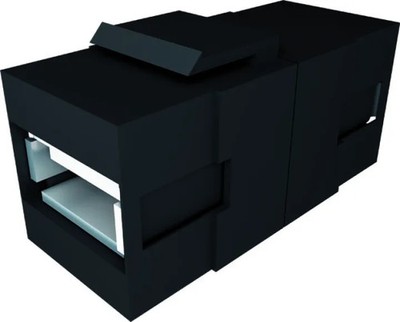 USB 3.0 Keystone Modul A/A Buchse Buchse schwarz kompatibel 917.000 917.001