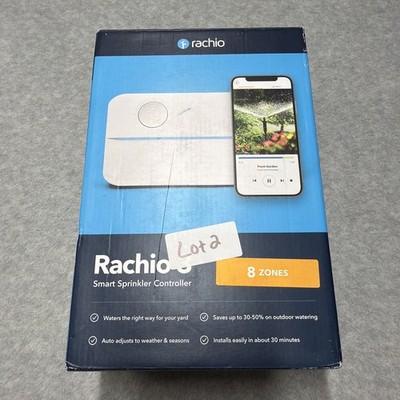 Rachio 3 8-Zone Smart Sprinkler Controller 8ZULW-C