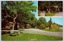 Postcard Hunter's Resort Cranfield Road Mountain Home Arkansas 1961