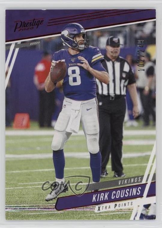 2020 Panini Prestige Xtra Points Red 102/249 Kirk Cousins #199 7fq