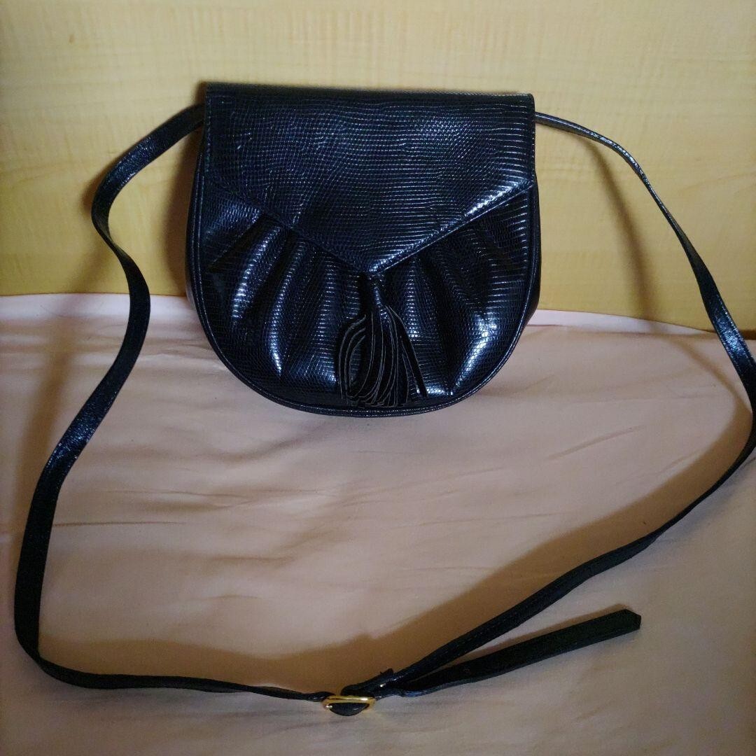 Borsa a tracolla Yves Saint Laurent nappa pelle nera donna dal Giappone giapponese