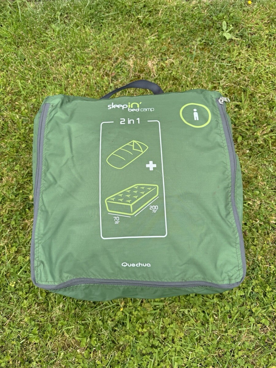 Quechua inflatable camping bed Sleeping Bag UK