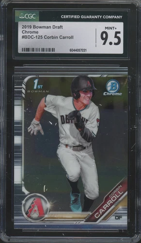 2019 Bowman Chrome Corbin Carroll RC Rookie Mint+ CGC 9.5