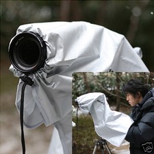 Matin SLR Camera RAIN COVER Clear Window S Silver for Canon Nikon Sony