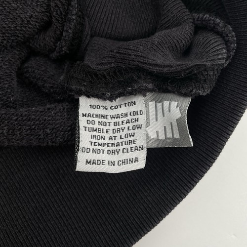 Undefeated Men’s Size Medium Dark Gray/Black Full Zip Up Hoodie - Picture 6 of 10