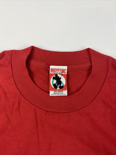 Vintage Disneyland Mickey Mouse T Shirt Disney XXL USA Made Single Stitch EUC - Picture 3 of 8
