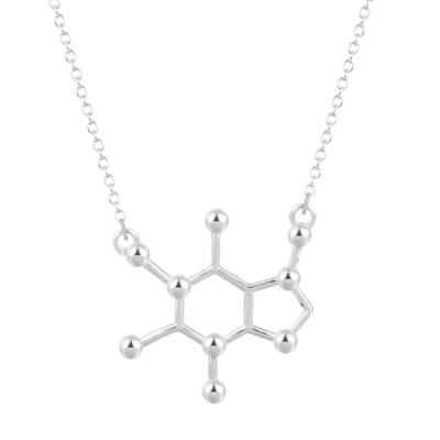 Art Attack Caffeine Molecule Chain Necklace
