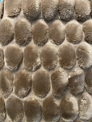 Pier Imports Luxurious Faux Fur Throw Blanket Afghan Dk Brown