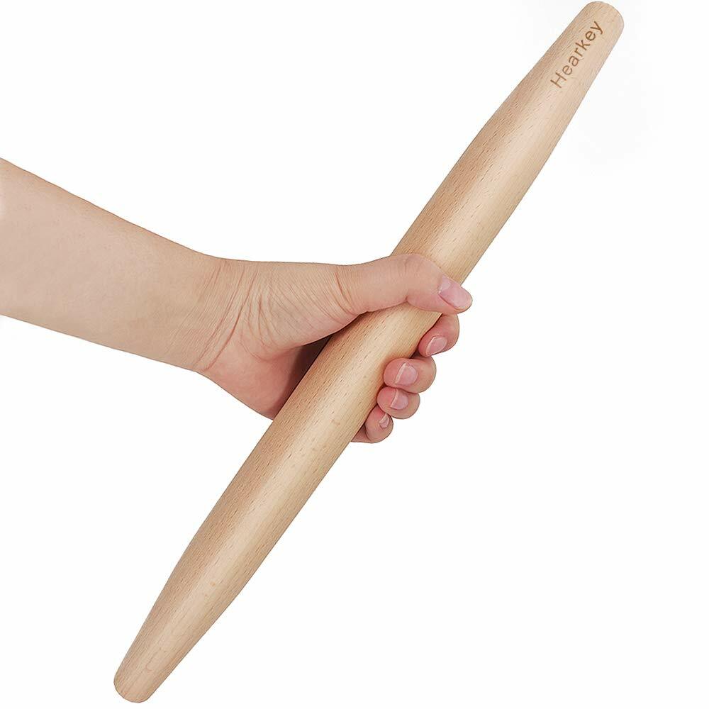 Wood Rolling Pin for Pastry Bread 16 Inch
