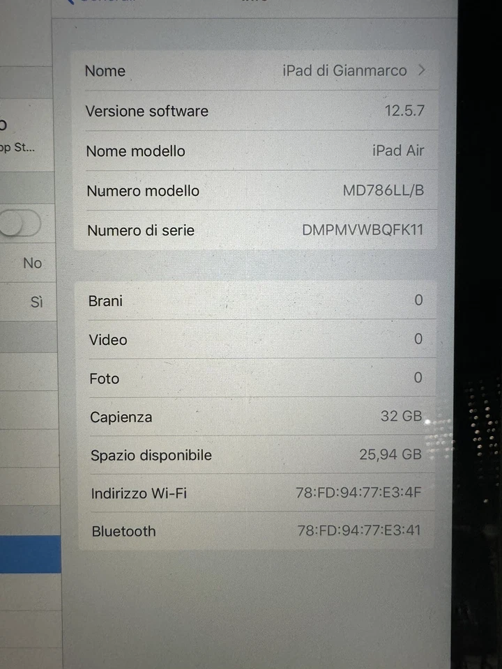 Apple iPad Air (1st generation) · 32GB · Wi-Fi, foto 4 di 4