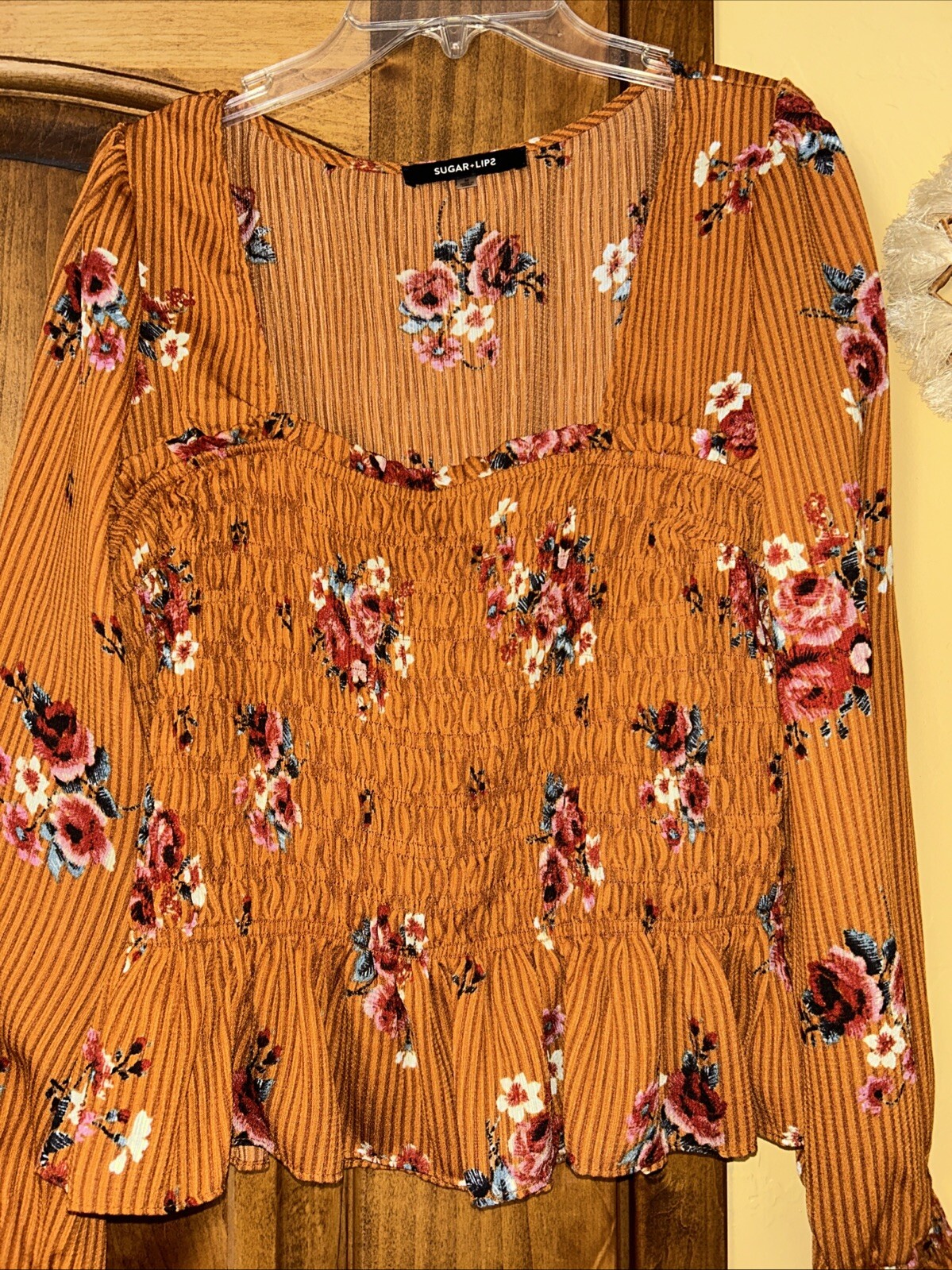 Sweet Sugar Lips Blouse for Women - Flirty Feminine Top