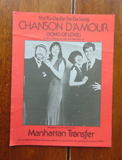 Chanson D'Amour Manhattan Transfer Sheet Music Free Postage
