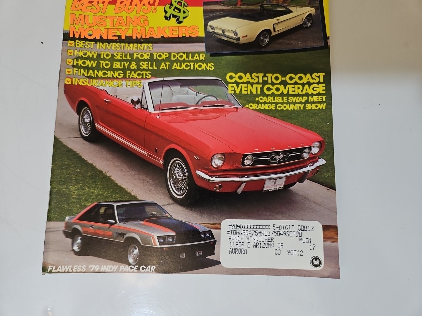 MUSTANG Hot Rod Magazine May 1990 Best Investment How To Sell For Top Dollar Car - Image 3