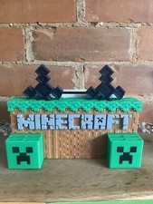 3D Printed Nintendo Switch Dock Case - Minecraft Themed