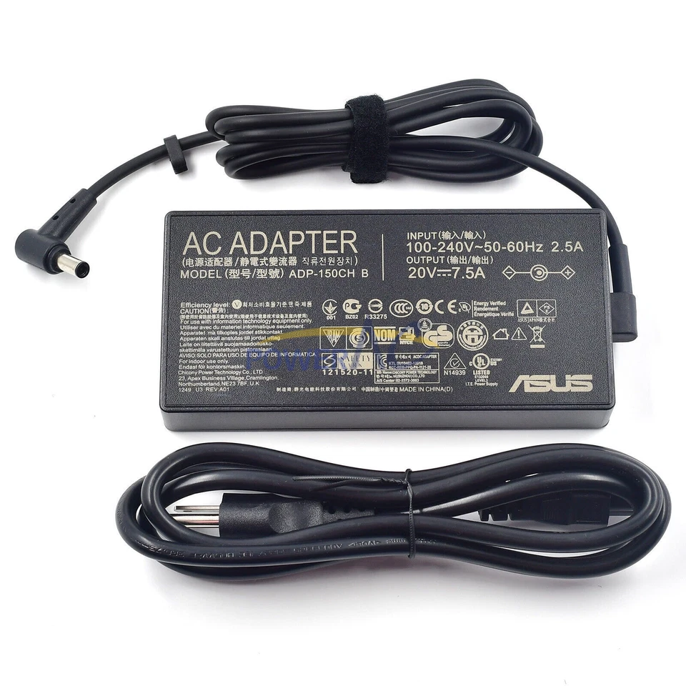 Cargador de Laptop Original ASUS 150W A18-150P1A ADP-150CH B Adaptador de CA Original Foto 2 de 4