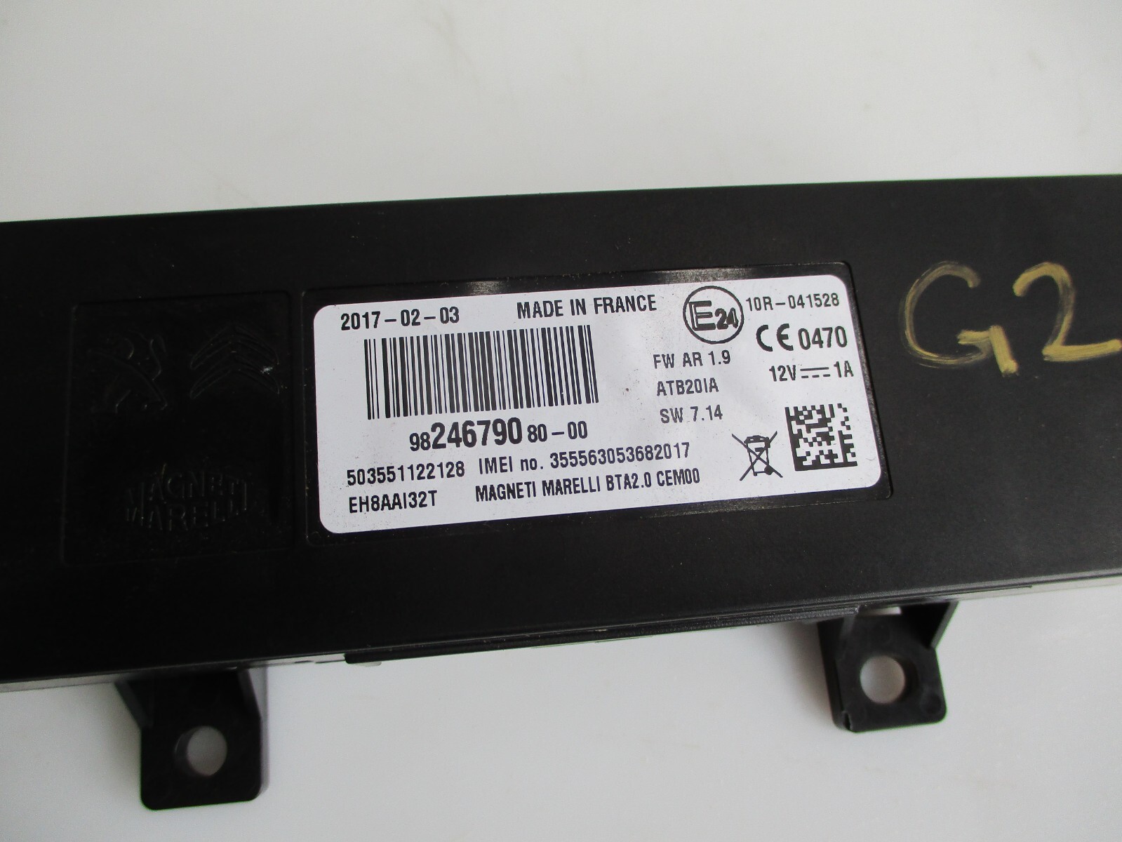 2017 Peugeot 3008 Mk2 Bluetooth Module 9824679080 155 for sale  