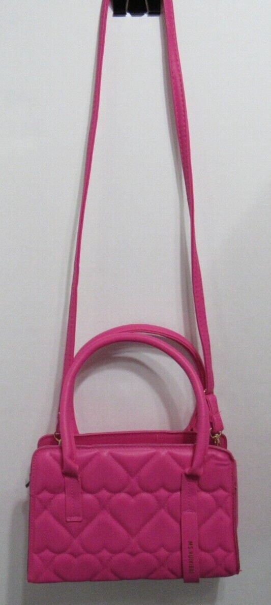 ■EMIS■ HEART QUILTED SHOULDER BAGPINK m1037_1334844 Louis Vuitton Pink Quilted Leather New Wave MM Chain Bag