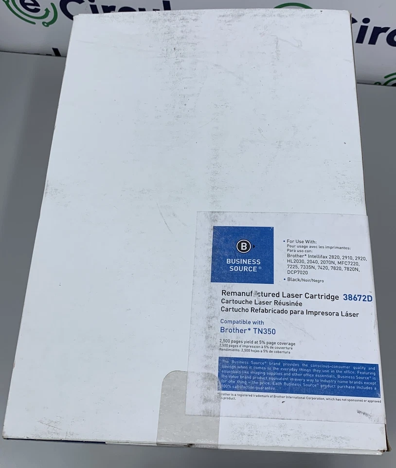 Cartucho de tóner láser Business Source Premium negro (paquete de 2) Foto 2 de 4