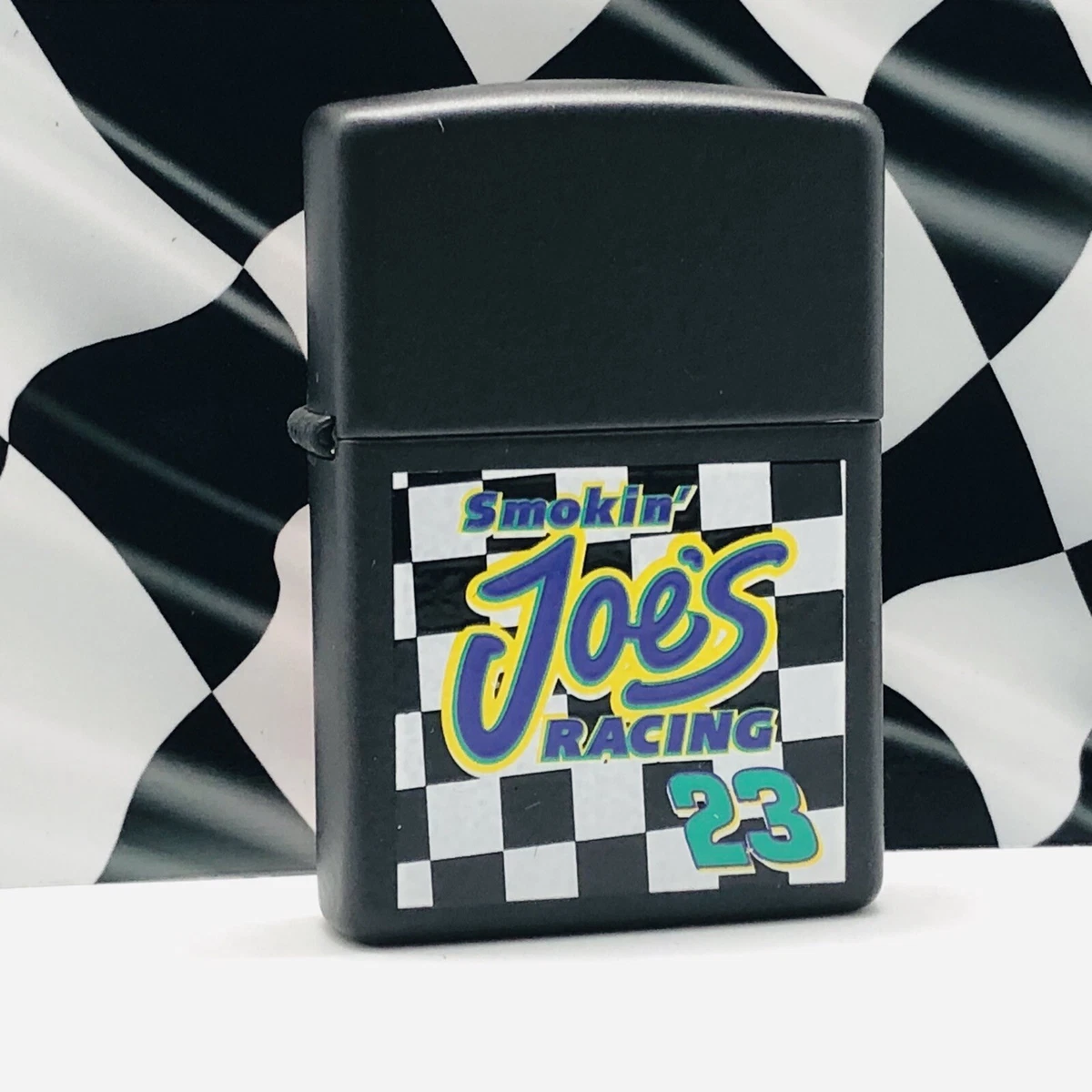 Zippo Lighter: Smokin Joe Racing #23 - 1997 New In Purple Tin
