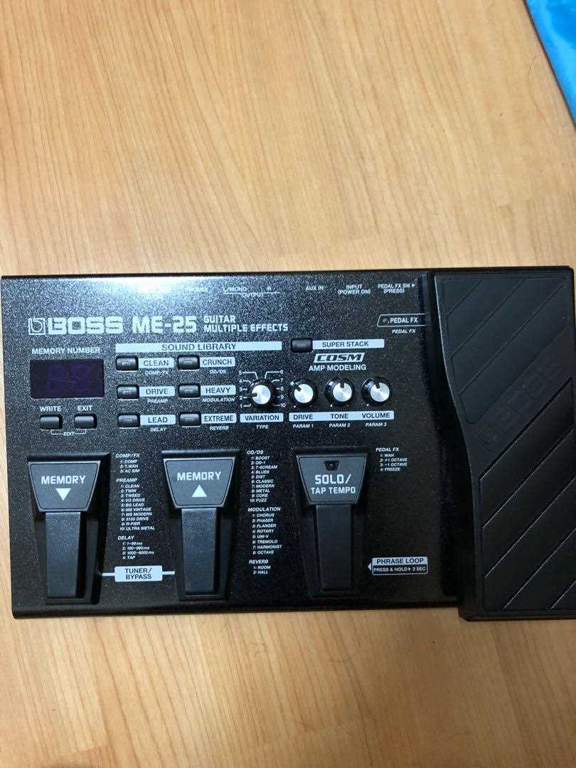 Boss ME25 MultiEffects Guitar Pedal ME25 from Japan eBay