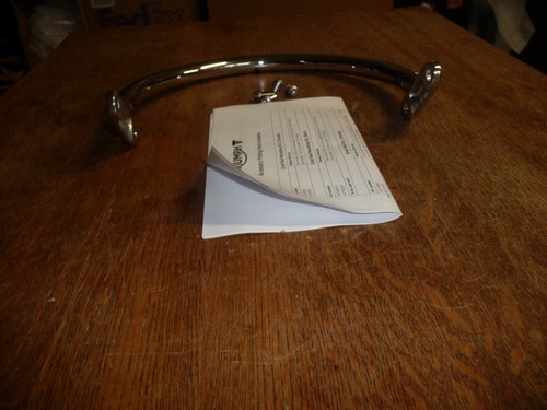 Triumph Bonneville T120 16-22 + OEM Accessory Chrome grab bar rail A9759191 - Picture 4 of 9