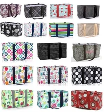 Thirty One Medium & Large Utility tote Beach Laundry Basket Storage Bag 31 Gift