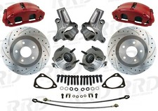 1964-72 Chevelle C5 Corvette 13 Disc Brake Kit Alum Spindle Conversion C7 Hubs