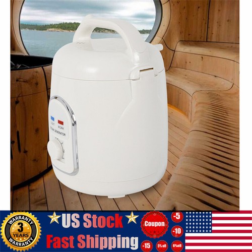 1.5L Portable Sauna Steamer Pot Home Spa Steam Generator For Shower