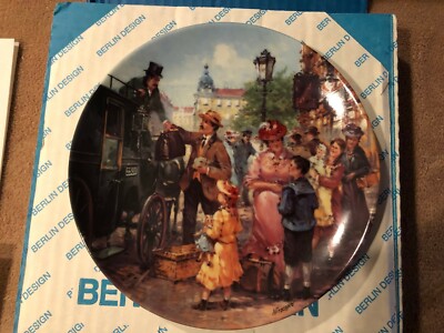Berlin Design Nitschke Collector s Plate~~Donnerstag (Thursday) W/COA