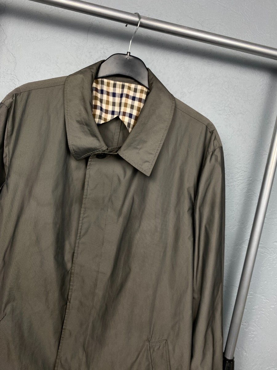 Aquascutum Vintage Mens Trench Coat Jacket Size XL | eBay