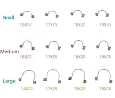 10pcs Dental Orthodontic Torquing Anterior Teeth Wire Torque Rectangular Spring