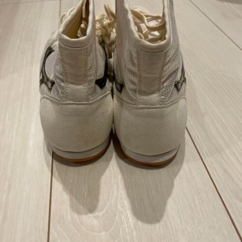 MIZUNO Boxing Shoes White Black US8.5 Japan USED 202503M - Picture 10 of 13