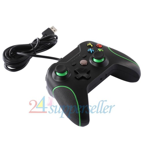 USB Wired Game Controller Gamepad with Dual Vibration for Microsoft Xbox One PC - Picture 7 of 10