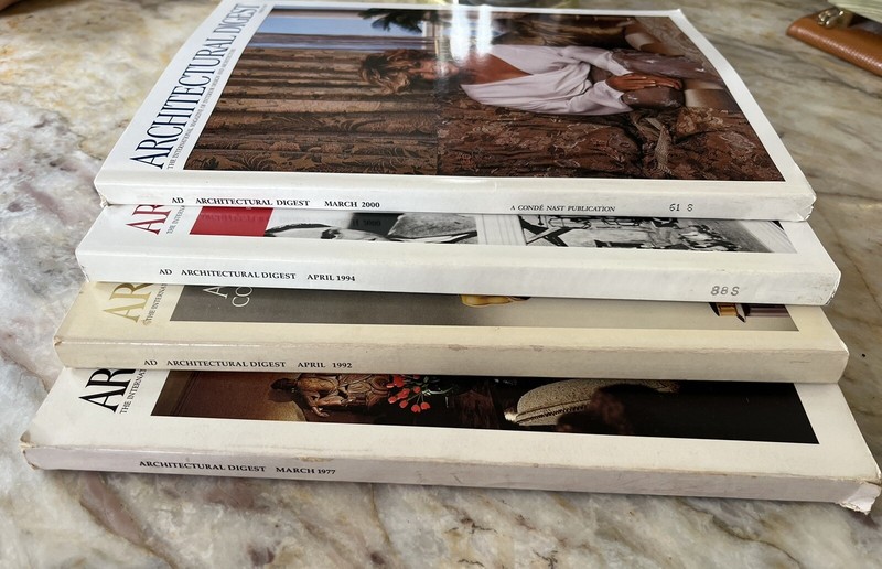 LOT 4 ARCITECTURAL DIGEST HOLLYWOOD-MARCH 1977-APRIL 1992-APRIL 1994-MARCH 2000!