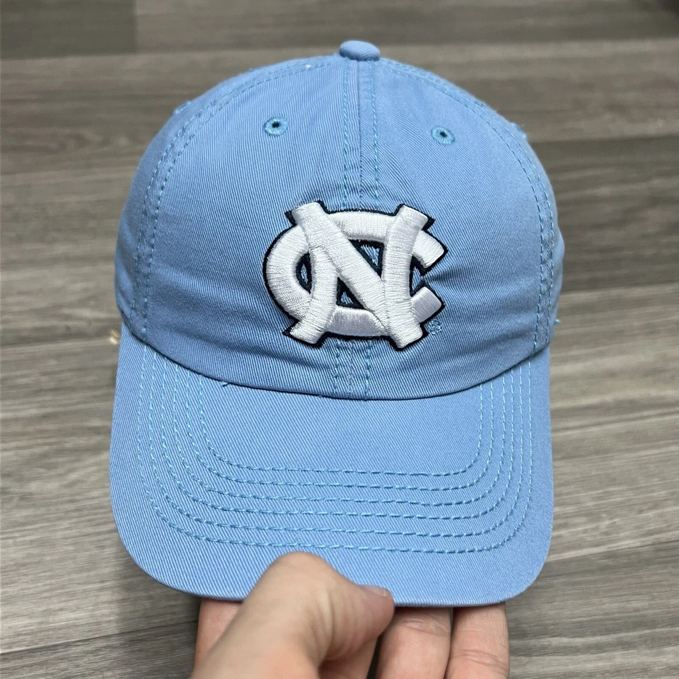 North Carolina Tar Heels Hat Baseball Cap Powder Blue Youth / Women Smaller Head - Image 2 of 4