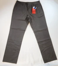 Camel Crown Pants Mens Sz 38 Brown Chino Straight Leg Button Pockets Casual NWT