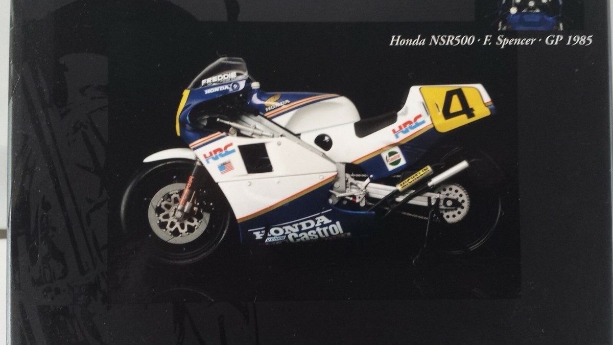 ミニチャンプス1/12 HONDA NSR500・F.スペンサー・GP1985 MINICHAMPS 1/12 HONDA NSR 500 FREDDIE SPENCER GP1985 Diecast