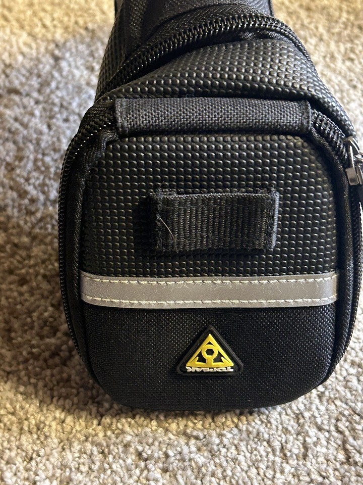 Topeak Aero Wedge Bicycle Expandable Saddle Bag Black **No Clip eBay