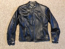Vintage Harley Davidson Made in USA Women's Leather Jacket Size Med