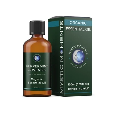 Mystic Moments Huile Essentielle Bio De Menthe Poivrée 100 ml - Photo 1/4