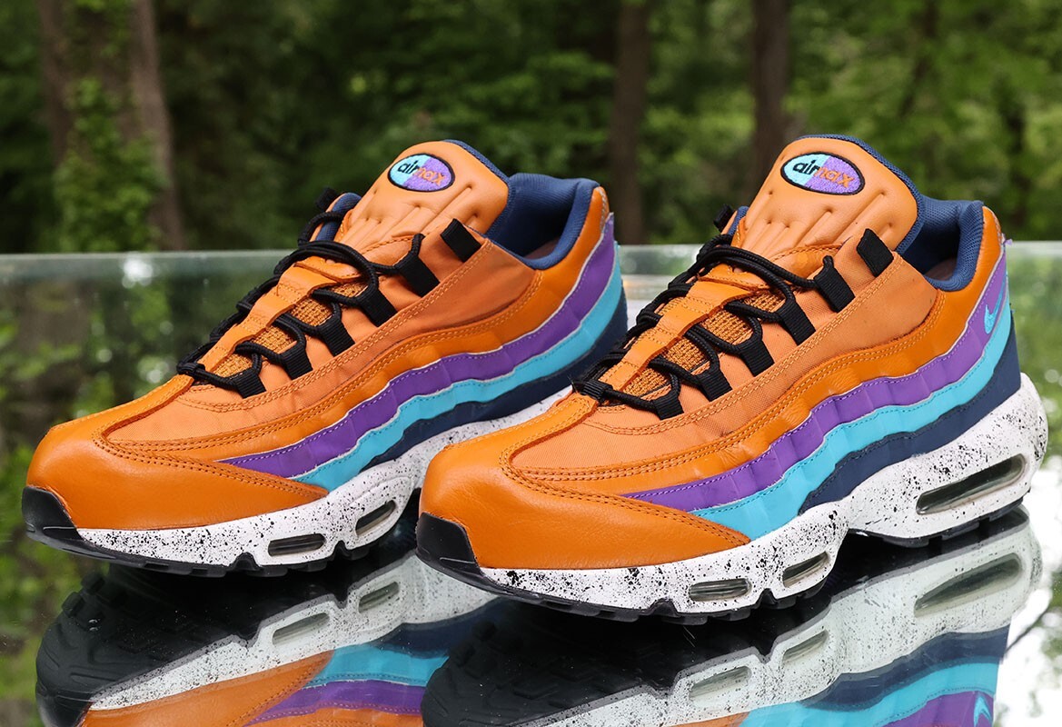 nike air max 95 blue and orange