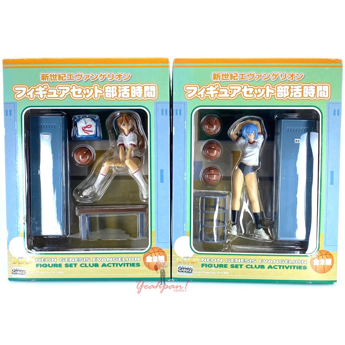 Evangelion Rei Asuka Club Activities Rare Figure Set SEGA Prize